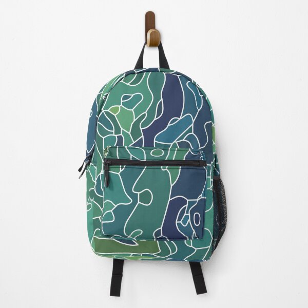 Item preview, Blue green abstraction designed and sold by Noemi Hernandez.