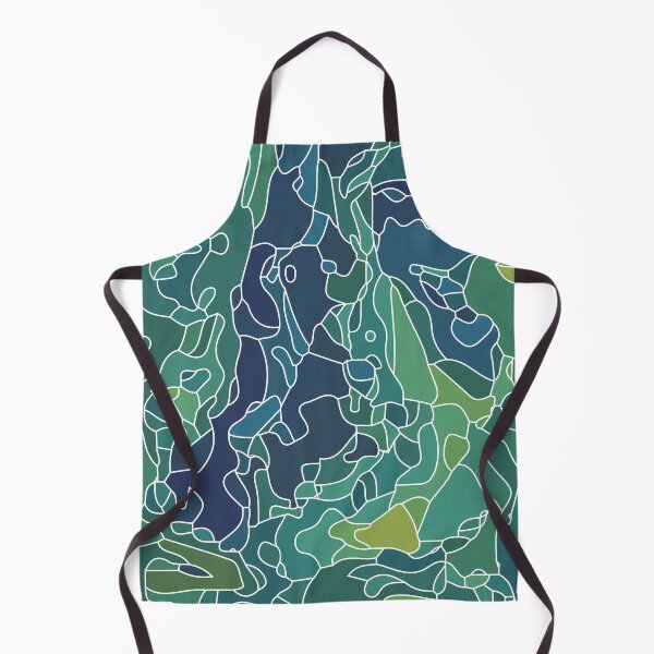 Item preview, Blue green abstraction designed and sold by Noemi Hernandez.