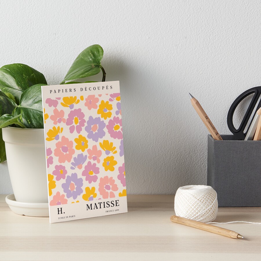 "Matisse Danish Pastel Flower Market" Art Board Print by christinnurat