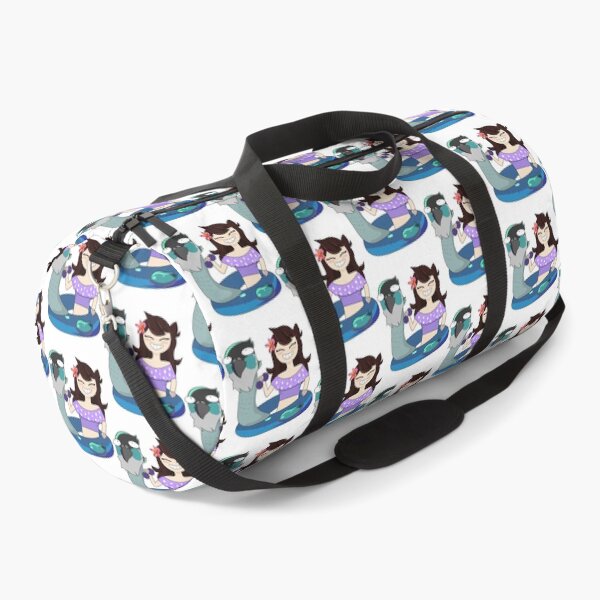 Item preview, Jaiden animations swimming in pool holing sunglasses, bird saving buoy and have fun, summer swimsuit designed and sold by YesTeeDesign.