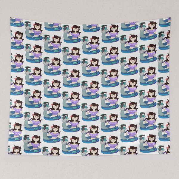 Item preview, Jaiden animations swimming in pool holing sunglasses, bird saving buoy and have fun, summer swimsuit designed and sold by YesTeeDesign.