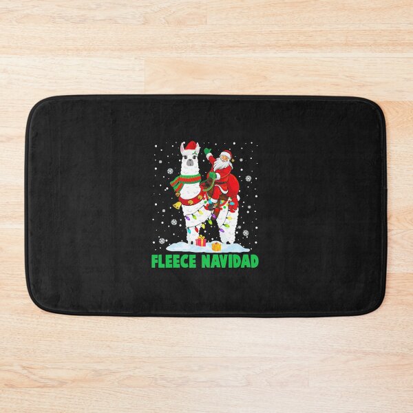 Item preview, Fleece Navidad Christmas Lights Santa Classic designed and sold by Sushmitha48Co.