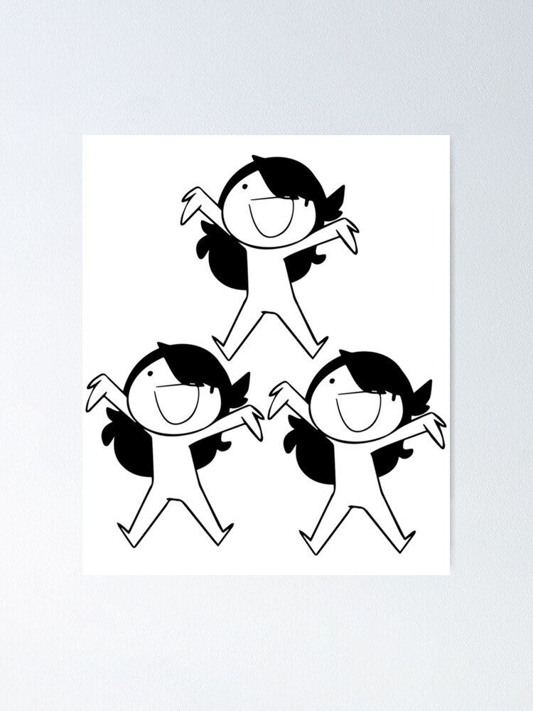 Jaiden animations and her bird, cute moment and pink hearts, parrot  watching you funny T-Sh Poster for Sale by YesTeeDesign