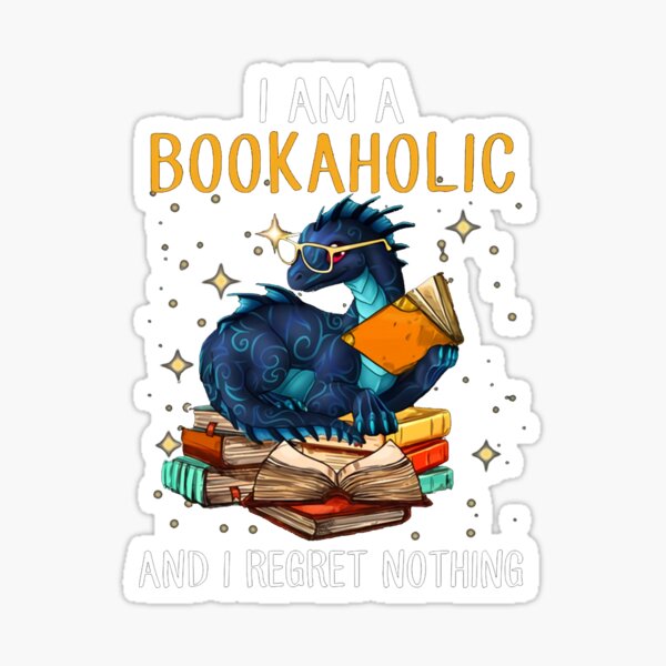 Item preview, I am a bookaholic and I regret nothing designed and sold by Tammy3000.