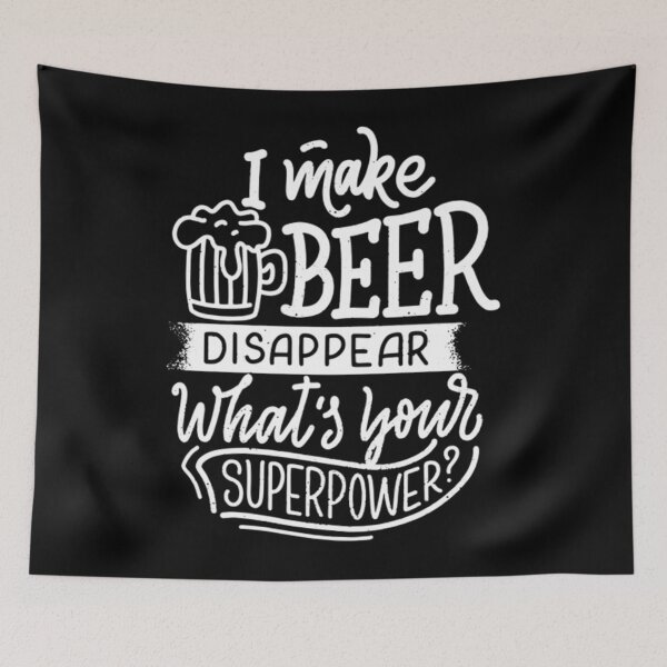 Item preview, Beer Funny Saying T-ShirtSuper Power Beer designed and sold by VergAsule.