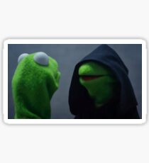Evil Kermit Sticker