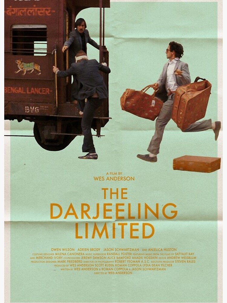 POSTER PRINT the Darjeeling Limited Wes Anderson Film 