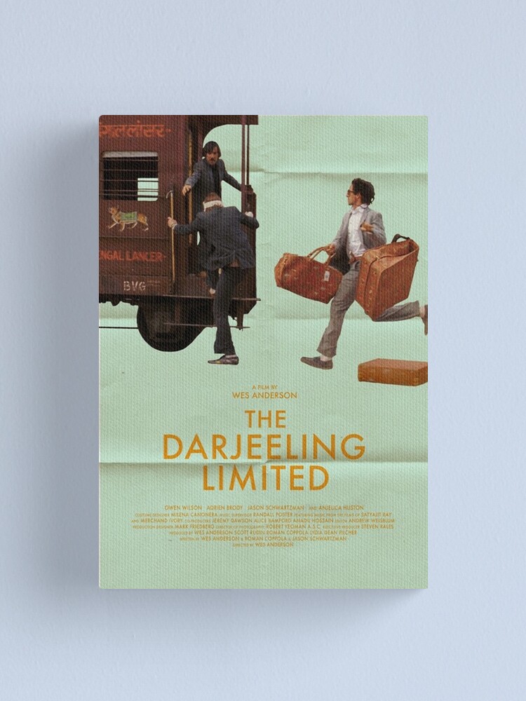 The Darjeeling limited poster film Wes Anderson Canvas Print