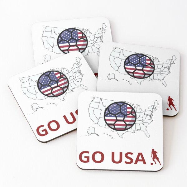 Item preview, SOCCER - GO USA! - CHEER AND SUPPORT designed and sold by MrCreativeArts.