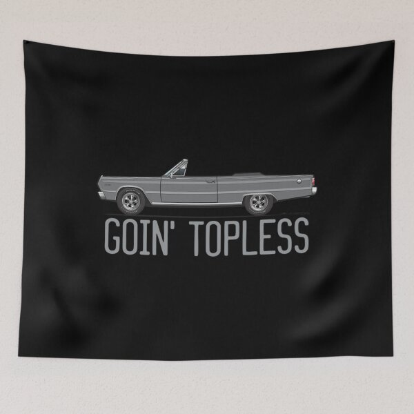 Aperçu de l'œuvre T-Shirt Convertible SatelliteGoin'Topless-Charcoal créée et vendue par VergAsule.