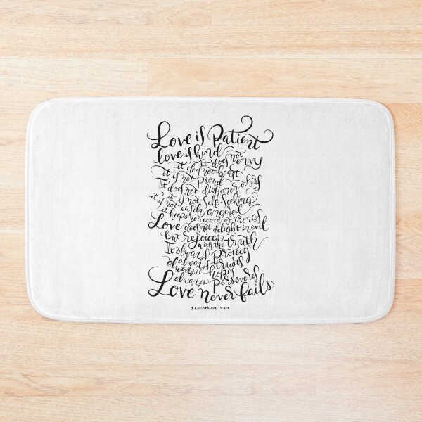Item preview, Love is Patient, Love is Kind - 1 Corinthians 13:4~8 designed and sold by joyfultaylor.