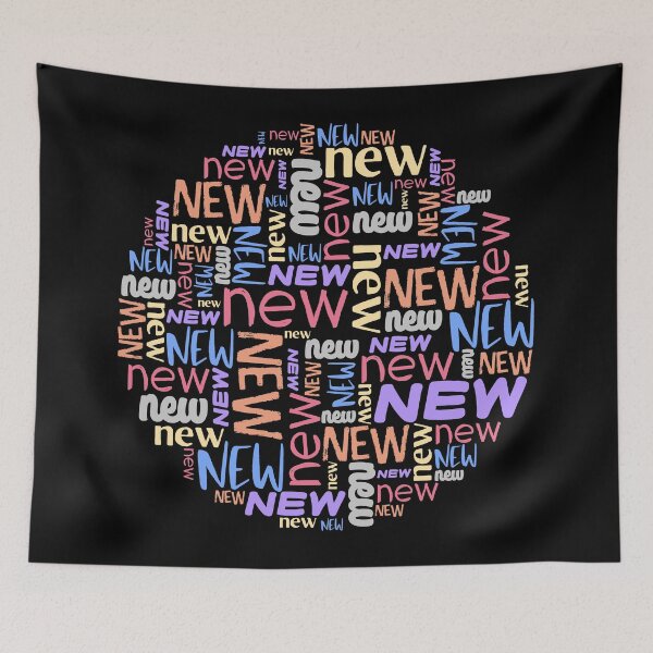 Item preview, Word collage: NEW (multiple colors) designed and sold by Ofeefee.