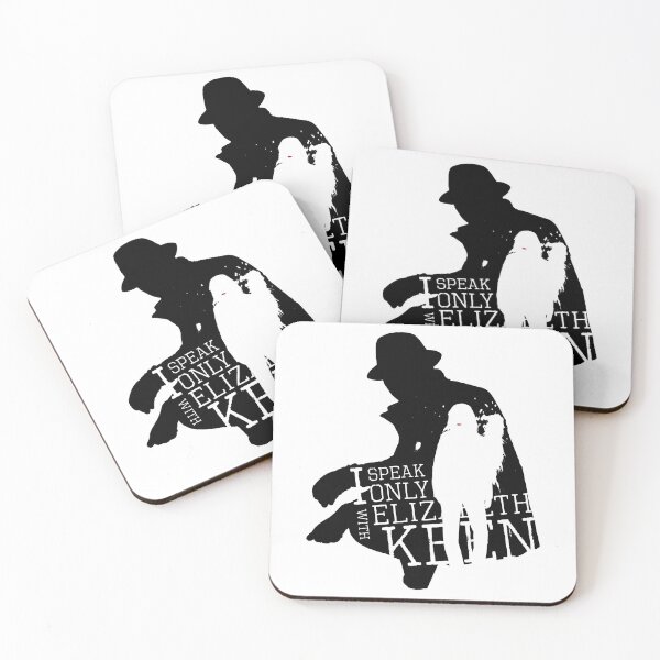 Item preview, Speak Only With keen b&w silhouette designed and sold by McCullumWright.