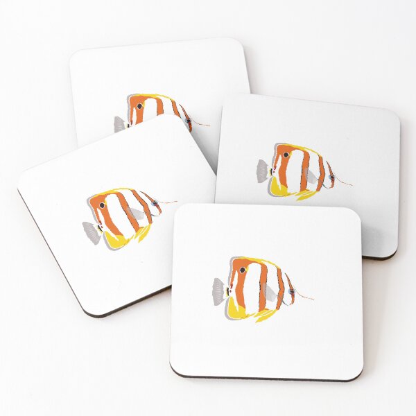 Item preview, Realistic Copperband Butterfly Fish designed and sold by LogicalApe.