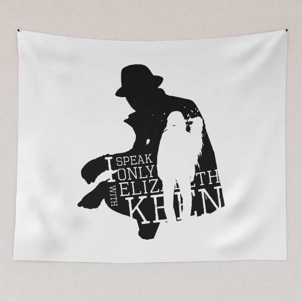 Item preview, Speak Only With keen b&w silhouette designed and sold by McCullumWright.