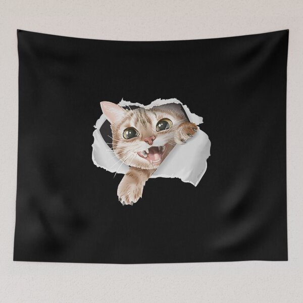 Item preview, Cute Cat Mom Dad Kitten Torn Fathers Mothers Day  designed and sold by BOOJack17.