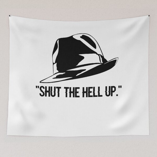 Item preview, Shut the hell up - hat draws designed and sold by McCullumWright.
