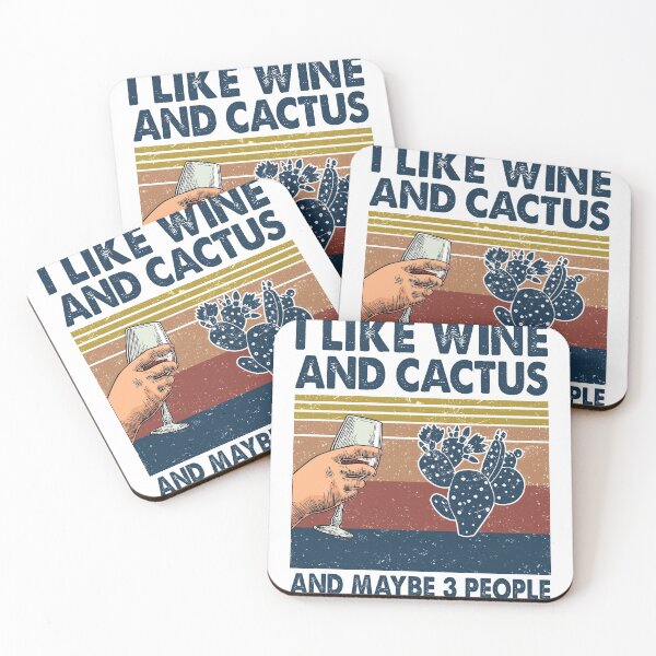 Item preview, I like Wine and Cactus maybe 3 people designed and sold by Huynhdesign.