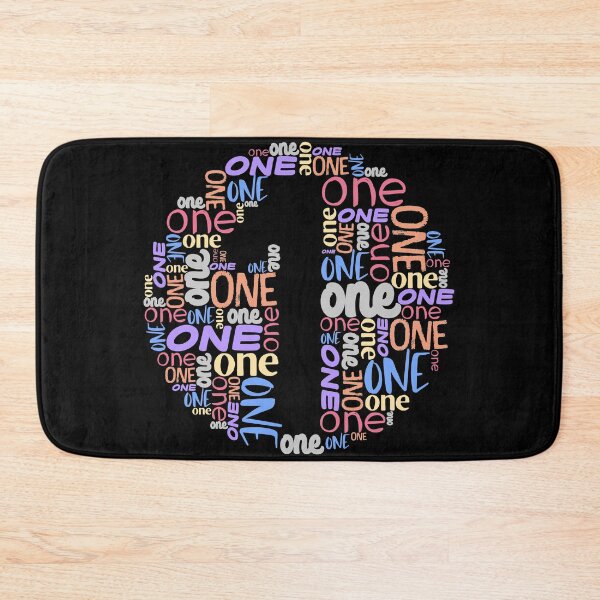 Item preview, Word collage: ONE (multiple colors) designed and sold by Ofeefee.