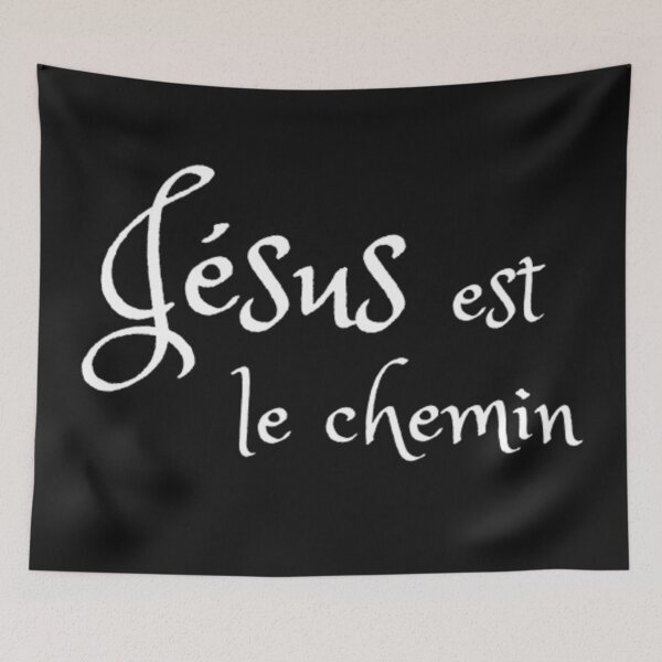 Item preview, Jesus est le chemin designed and sold by CherishedCloset.
