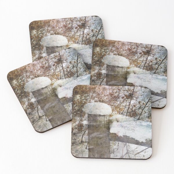 Item preview, Snowy Fencepost designed and sold by Alyce Taylor.