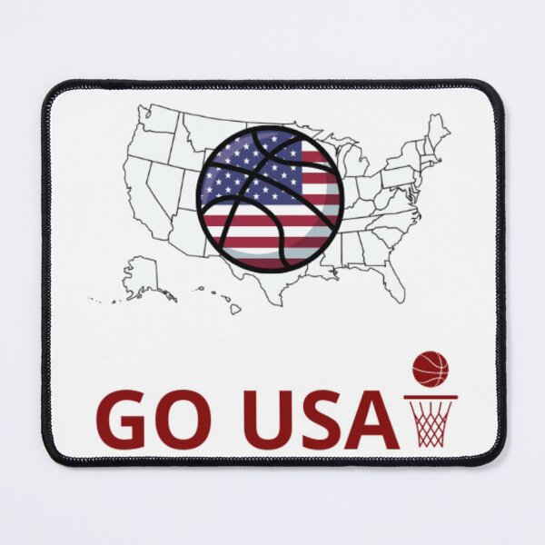 Item preview, BASKETBALL - GO USA! - CHEER AND SUPPORT designed and sold by MrCreativeArts.