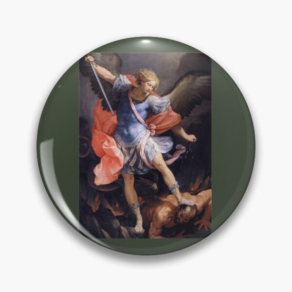 Item preview, The Archangel Michael defeating Satan designed and sold by Naomi3df.