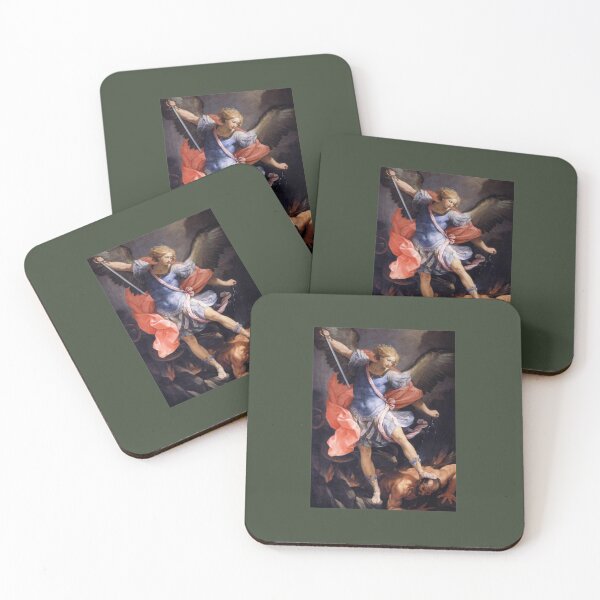 Item preview, The Archangel Michael defeating Satan designed and sold by Naomi3df.