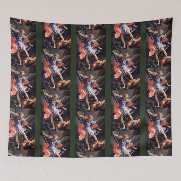 Item preview, The Archangel Michael defeating Satan designed and sold by Naomi3df.