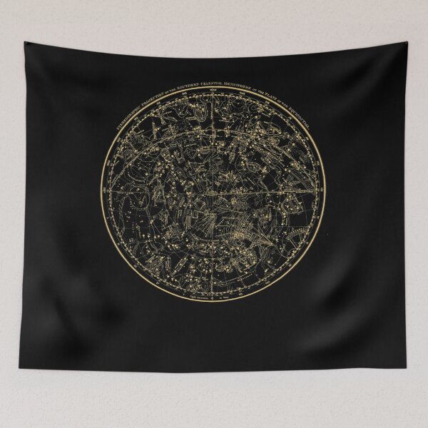 Item preview, Constellations Map Astronomy Astrology Mythology designed and sold by GesineMartin.