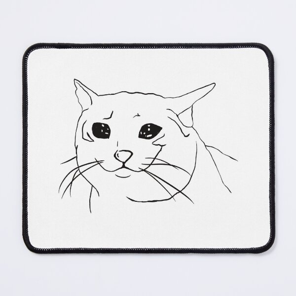 Item preview, Smiling Crying Cat Meme designed and sold by MaddysArts.