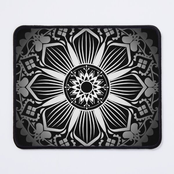 Item preview, Mandala Iris Gray designed and sold by OneDailyDesign.