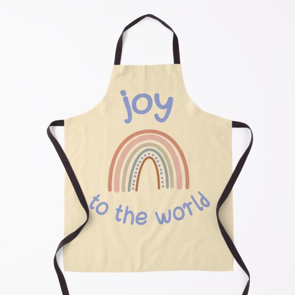 Item preview, Joy to the World + rainbow in muted boho colors designed and sold by Ofeefee.