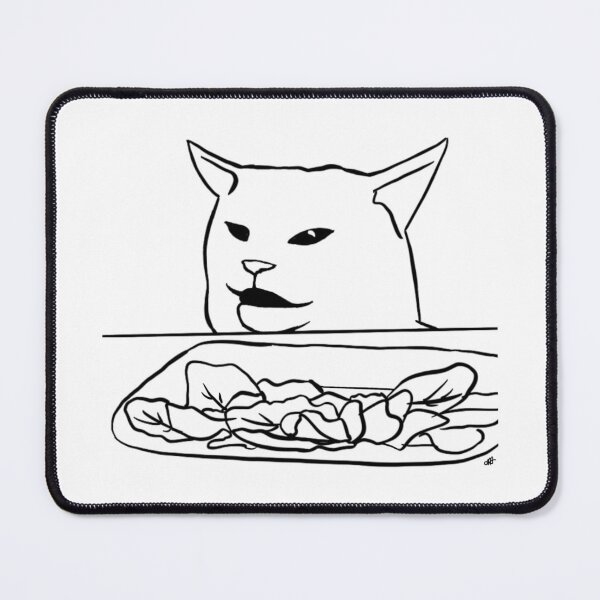 Item preview, Meme Cat with Salad designed and sold by MaddysArts.