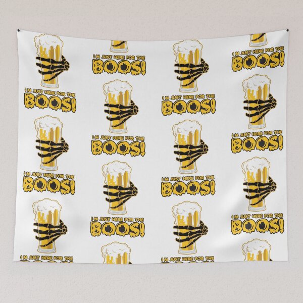 Item preview, I’m Just Here For The Boos! Happy Halloween BOO! designed and sold by Capiral Bucketlist.