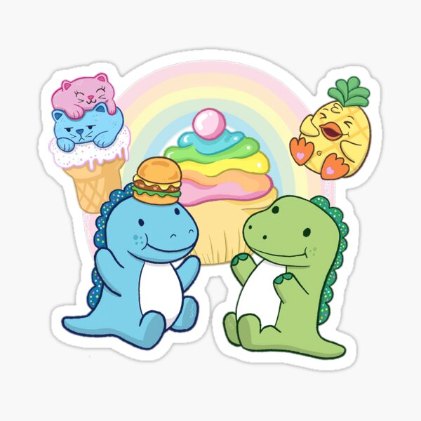 Cousin Derp and Pickle Sticker