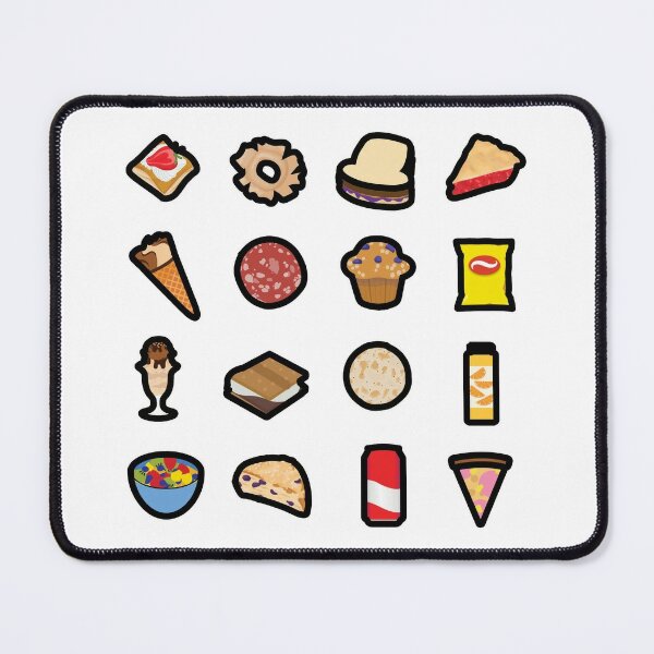 Cartoon Food Drinks Snack Food Stickers Pack #1 of 3 Journals