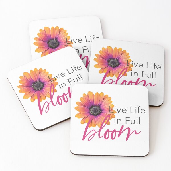 Item preview, Live Life in Full Bloom designed and sold by BeccaJaneDesign.