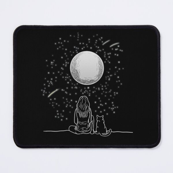 Item preview, Full Moon Cat Stargazing Cool Lunar Sphere Stargazer designed and sold by GesineMartin.