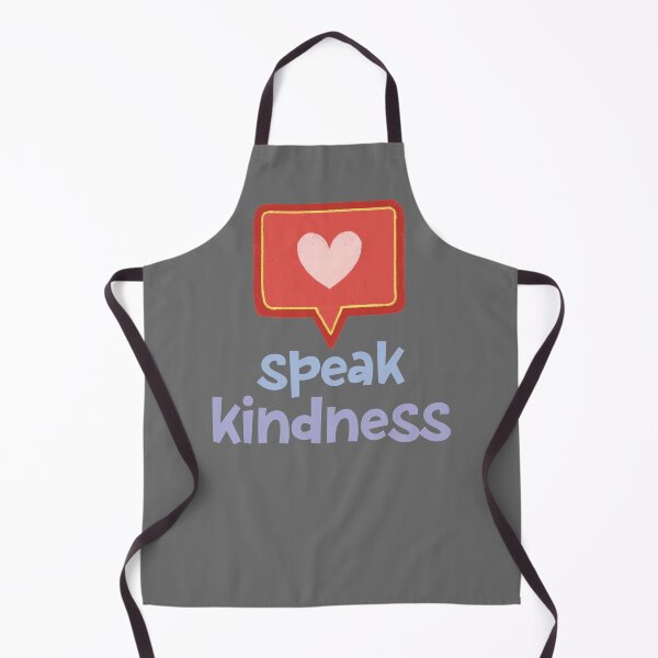 Item preview, speak kindness + heart speech bubble in chalk designed and sold by Ofeefee.