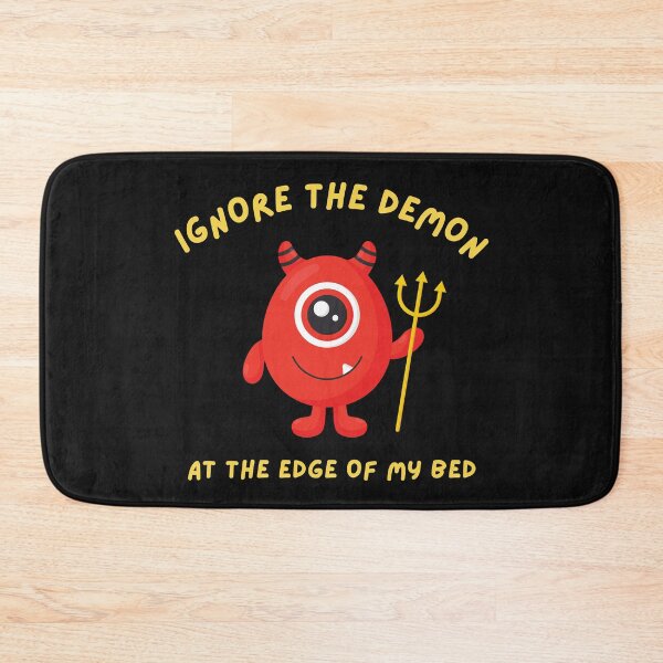 Item preview, Ignore the demon at the edge of my bed, Cute Red Demon - Funny sleep paralysis design, Halloween design, Night terror designed and sold by Teetee94.