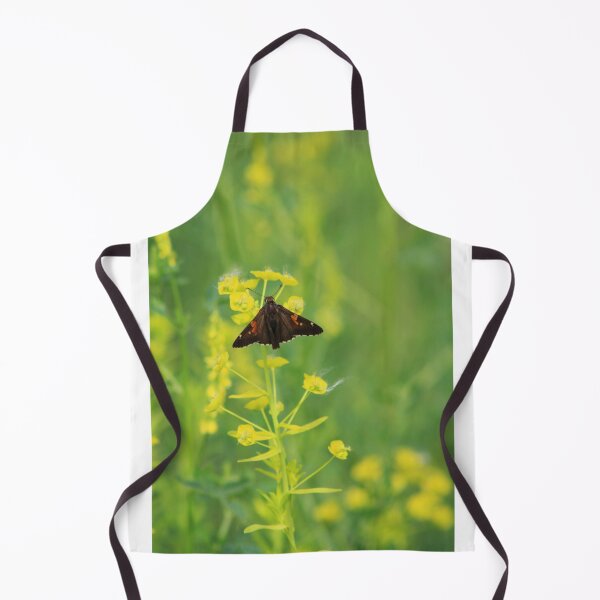 Item preview, Silver-spotted Skipper on Leafy Spurge designed and sold by Alyce Taylor.