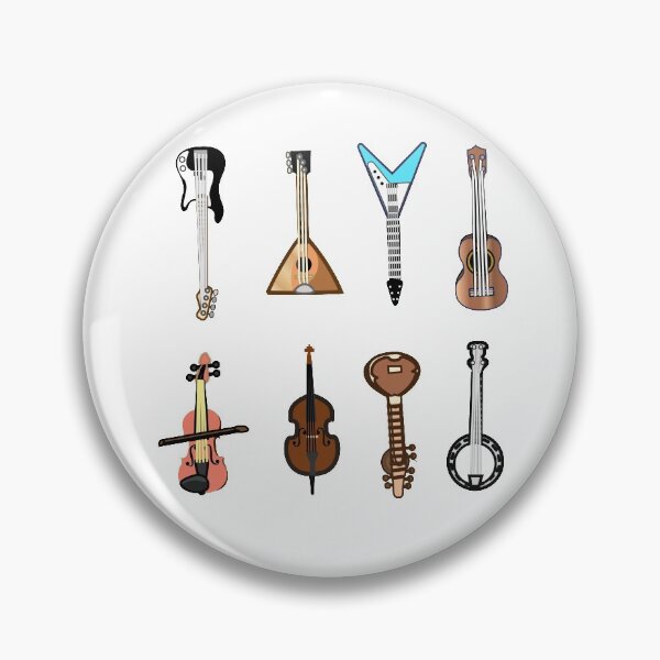 Item preview, Cartoon Musical Instrument Stickers Pack #1 of 3 Journals Diaries Scrapbooking Sticker Books  designed and sold by Hanlar.