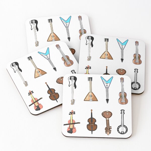 Item preview, Cartoon Musical Instrument Stickers Pack #1 of 3 Journals Diaries Scrapbooking Sticker Books  designed and sold by Hanlar.