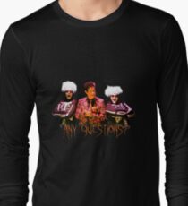 David S. Pumpkins - Any Questions? V Long Sleeve T-Shirt