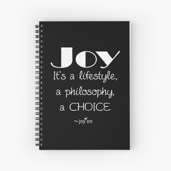 Item preview, JOY It's a lifestyle (White Print) designed and sold by JOYONAUS.