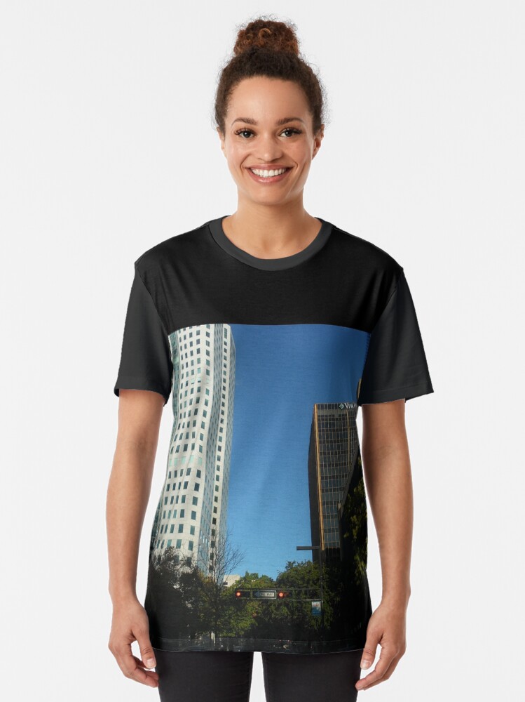 Alternate view of Engulfed in the Scene Graphic T-Shirt