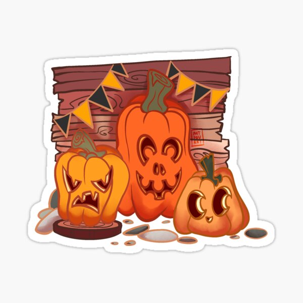 Jack o' Lanterns Sticker