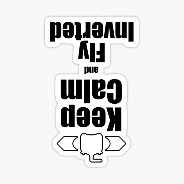 Item preview, RC-Keep Calm Fly Inverted designed and sold by OldDawg.