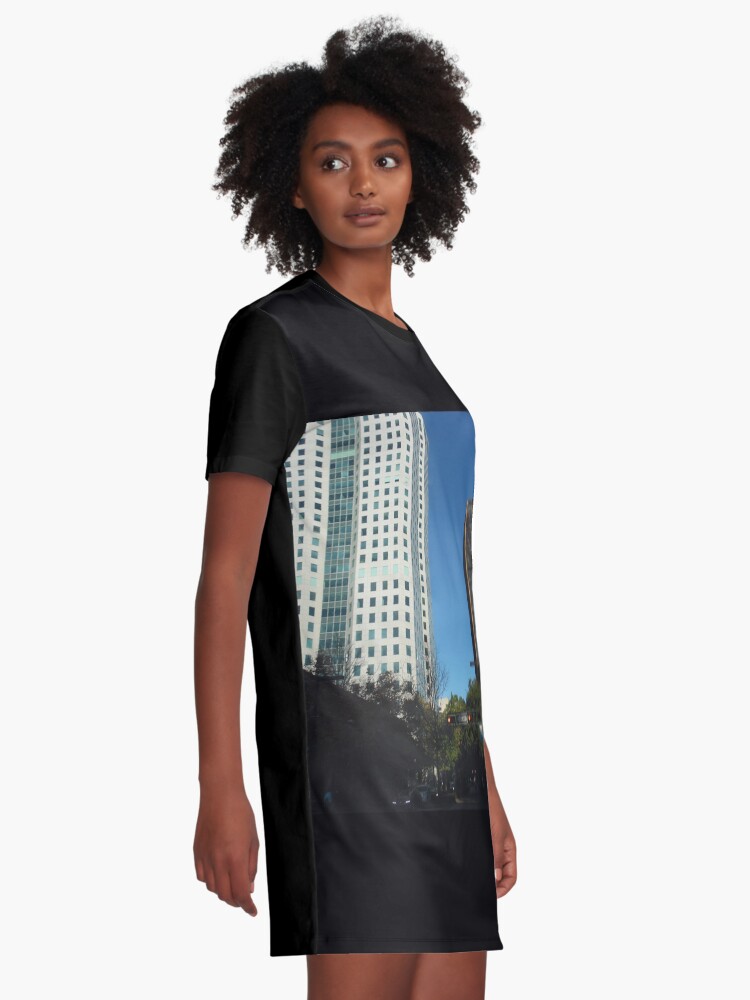 Alternate view of Engulfed in the Scene Graphic T-Shirt Dress